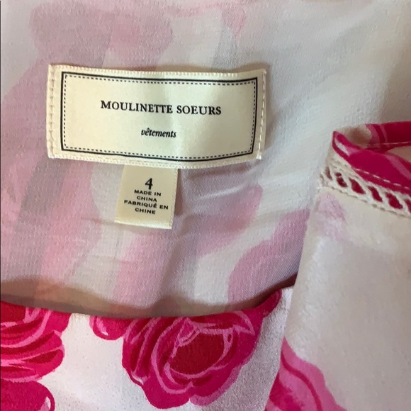 Anthropologie Moulinette Soeurs Dress 4 100% Silk - Picture 10 of 10